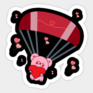 Bear Happy Valentine Day Sticker